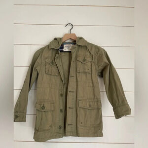 Oshkosh B’gosh Army Green Military Jacket size 8
